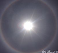 Ada Fenomena Halo Matahari di Lhokseumawe, Warga Heboh