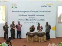 Kejaksaan RI Gandeng Bank Mandiri Berantas Pencucian Uang