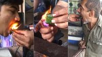 Uniknya <i>Fire Paan</i>, Camilan Berbahan Daun Sirih yang Disantap dengan Api!