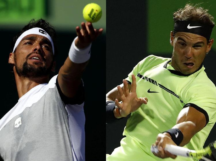 Fognini Tantang Nadal di Semifinal Miami Terbuka