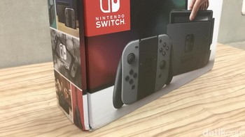 Kemasan Nintendo Switch yang tampak meriah. Foto: afr/detikINET