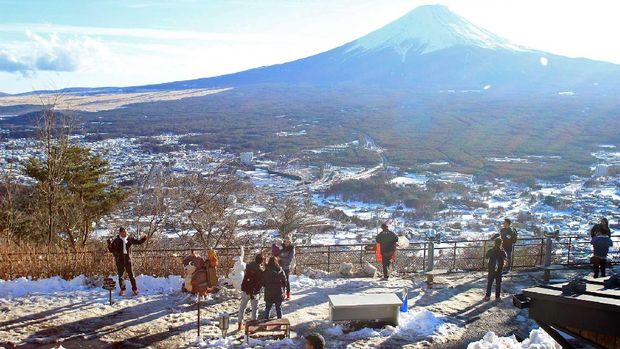 Background Pemandangan Gunung Fuji - Gambar Viral HD