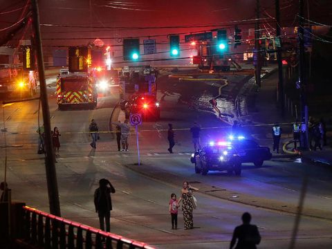Jalan Layang di Atlanta AS Ambruk Akibat Kebakaran