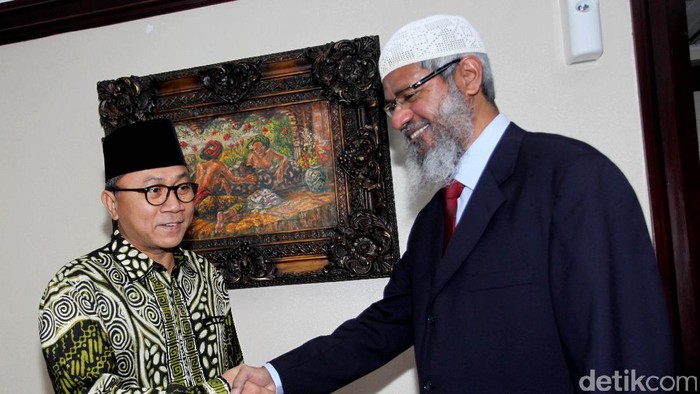 Zakir Naik Bertemu Ketua MPR Zulkifli Hasan