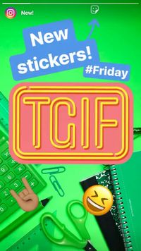 Jumat Telah Tiba Instagram Punya Sticker TGIF Ceria