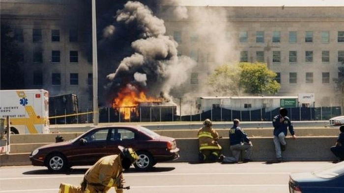 FBI Rilis Kembali Foto Serangan 9/11 di Pentagon