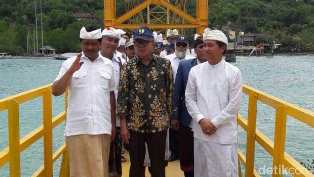 Sempat Putus, Jembatan Cinta di Bali Sudah Berfungsi Kembali