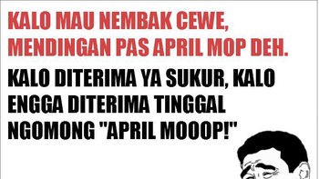 Pada tanggal tersebut, orang-orang berbohong atau membuat lelucon kepada seseorang tanpa dianggap bersalah. Foto: Internet