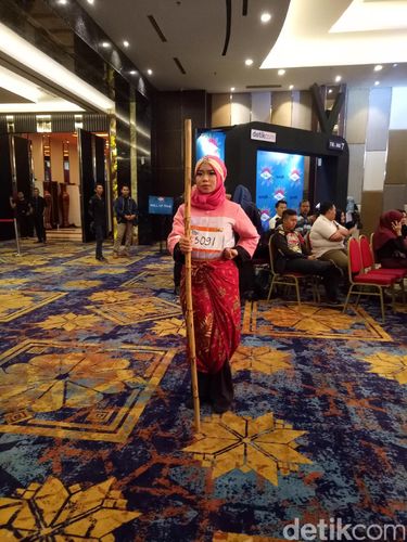 Hijabers Palembang Tampilkan Silat Tebung di Audisi Sunsilk Hijab Hunt