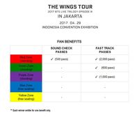 Tiket Konser 'The Wings Tour in Jakarta' Dijual Mulai Rp 1 Juta