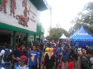 Peluncuran Tim Persib, Bobotoh Mulai Serbu Stadion Siliwangi