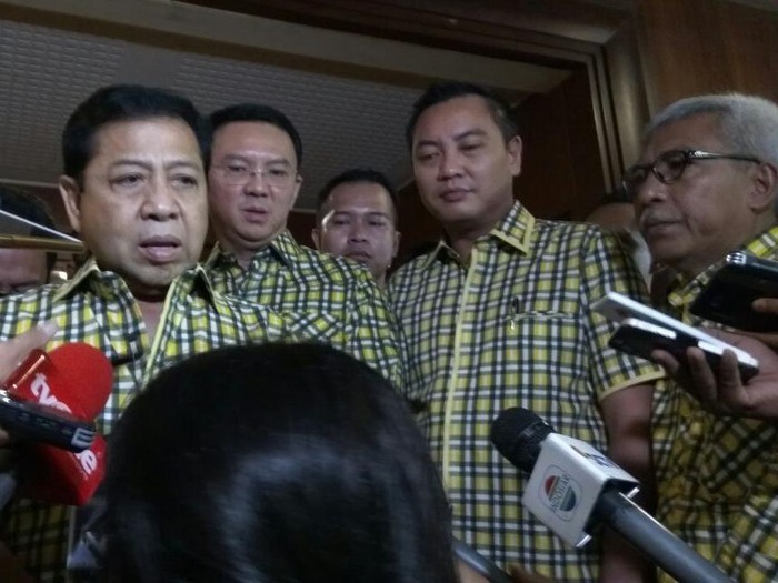 Bareng Novanto, Ahok Hadiri Acara Pembekalan Saksi Pilkada