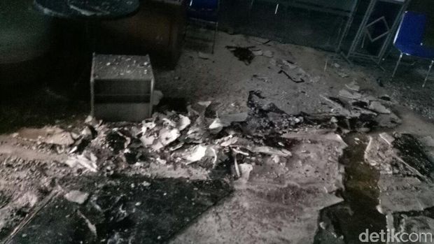 Diawali Ledakan, Kebakaran Landa Kantor Pajak di Bekasi