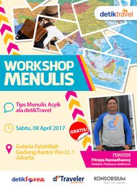 Yuk Ikutan! Workshop Menulis Cerita Perjalanan Gratis dari detikTravel