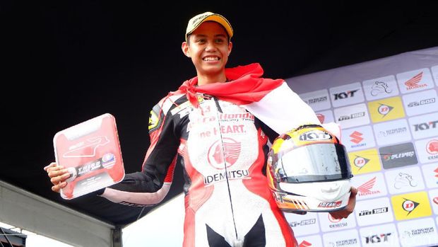 Irfan Ardiansyah naik podium di Johor