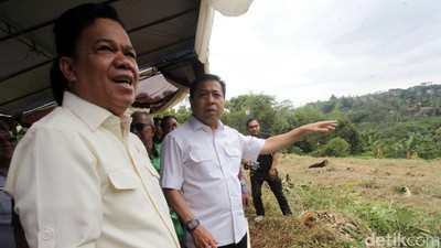 Ketua DPR Tinjau Pembangunan Pusdiklat Kesekjenan