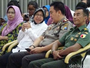 Risma Minta Mahasiswa Surabaya Tidak Terprovokasi Isu Sara