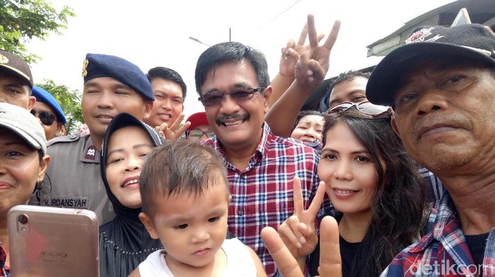 Blusukan di Jakbar, Djarot Banggakan Bupati Kulonprogo