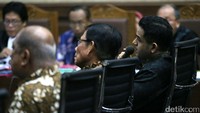 Nazaruddin memberikan kesaksian di Pengadilan Tindak Pidana Korupsi (Tipikor), Jl Bungur Besar Raya, Jakarta Pusat, Senin (3/4/2017) malam.