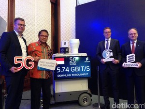 Ultah ke-110 di Indonesia, Ericsson Pamer 5G
