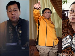OSO-Novanto-Zulkifi, Ketum Parpol Propemerintah yang Pimpin Parlemen