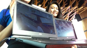 Dell menanamkan prosesor Intel Core i5-7300HQ. Foto: detikINET/Yudhianto