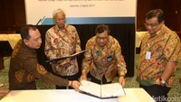 Kerjasama tersebut tentang pengelolaan terpadu proses penyelesaian Aktiva Tetap Tidak Beroperasi (ATTB) dan limbah Non Bahan Berbahaya dan Beracun (Non-B3).