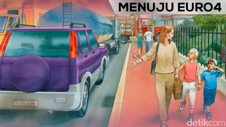 Menuju Euro4. Foto: Luthfy Syahban Menuju Euro4. Foto: Luthfy Syahban