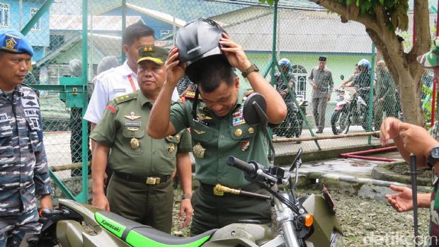 Panglima TNI Cek SKKL Perusahaan Malaysia Tak Berizin di Tarempa