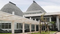 Terlihat PLBN Motaain Suasana Pos Lintas Batas Negara (PLBN) Terpadu Motaain di Kabupaten Belu, Nusa Tenggara Timur (NTT) yang baru saja diresmikan oleh Presiden RI Joko Widodo beberapa waktu lalu, Sabtu (04/04/2017).  Grandyos Zafna