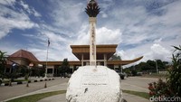Tampak gerbang perbatasan milik Timor Leste.