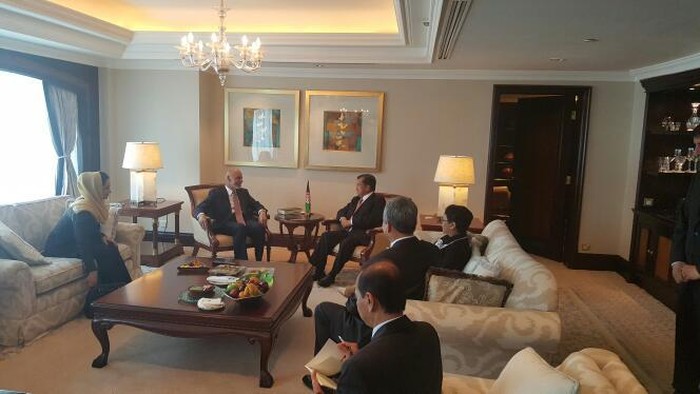 JK Santap Pagi Bersama Presiden Afganistan