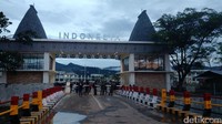 Bangunan PLBN Motaain meliputi zona inti yang terdiri dari bangunan utama PLBN, gedung pemeriksaan kendaraan dan power house. PLBN Mootain dari arah Timor Leste. Danu Damarjati/detikcom