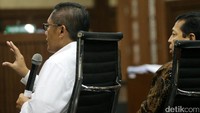 Anas dan Novanto kompak membatah semua pernyataan Nazaruddin mengenai keterlibatan mereka dalam mengatur dan menerima uang proyek e-KTP.