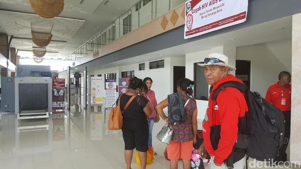 Suasana ruang imigrasi seperti di bandara (Fitraya/detikTravel)