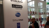 Ada Timun Mas di Bologna Childrens Book Fair 2017. Ternyata cerita rakyat Indonesia itu dijadikan nama oleh sebuah penerbit buku di Barcelona, Spanyol.