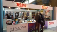 Penerbit buku komik legendaris dari Prancis, Asterix, tak ketinggalan hadir sebagai peserta pameran.