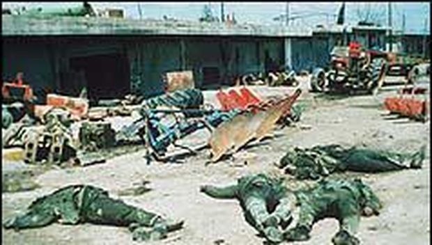 Serangan kimia di Halbja, Irak pada 1988. 