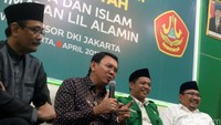 Ahok berjanji akan memperkuat hubungannya dengan Nahdlatul Ulama dan GP Ansor. Salah satu kerjasama yang akan diperkuat adalah soal program haji bagi pengurus masjid.