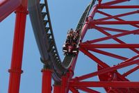 Bagai Menaiki F1, Roller Coaster Tercepat Ada di Ferrari Land Spanyol