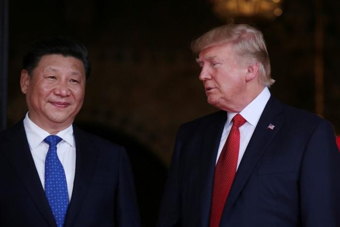 Presiden AS Donald Trump dan Presiden China Xi Jinping