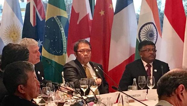 Menkominfo Rudiantara di Pertemuan Menteri-menteri G20 di Jerman.