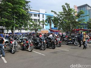 Gaya Nasionalis Komunitas Moge yang Cinta Pejuang Indonesia