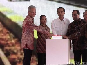 Resmikan Proyek Kereta Bandara Adi Soemarmo, Jokowi: 2018 Harus Selesai