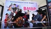 Temu artis MD Entertainment pun menambah semarak Hangout with All Stars. Foto: Hanif Hawari/ detikHOT