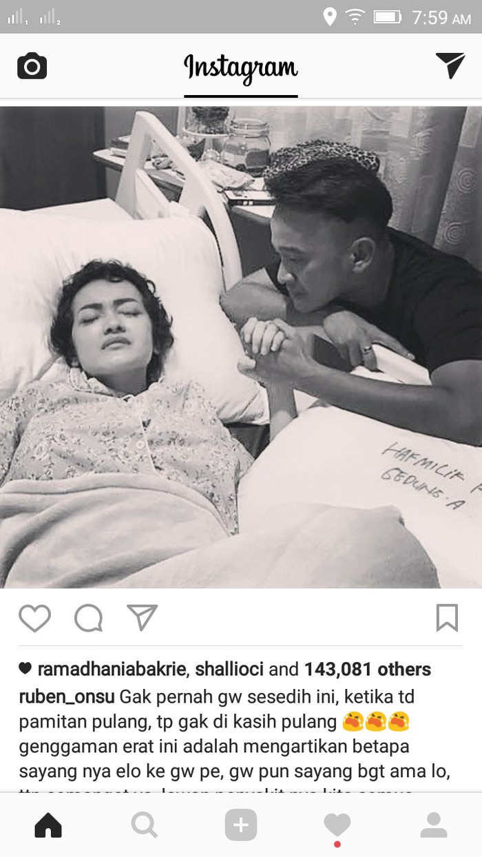 Gengaman Erat Jupe Pada Ruben