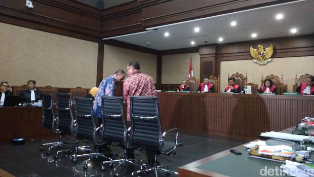  Sidang lanjutan perkara korupsi e-KTP di Pengadilan Tipikor, Senin (10/4/2017)