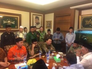 Jelang Pemungutan Suara, Ahok-Djarot Silaturahmi ke PBNU