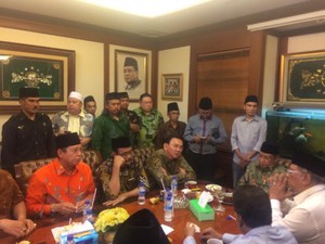 Jelang Pemungutan Suara, Ahok-Djarot Silaturahmi ke PBNU