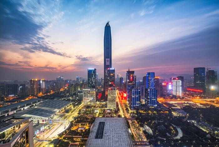 Shenzhen, kota pusat teknologi China. Foto: Thinkstock Shenzhen, kota pusat teknologi China. Foto: Thinkstock